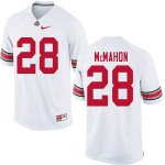 NCAA Ohio State Buckeyes Men's #28 Amari McMahon White Nike Football College Jersey PPB7445LA